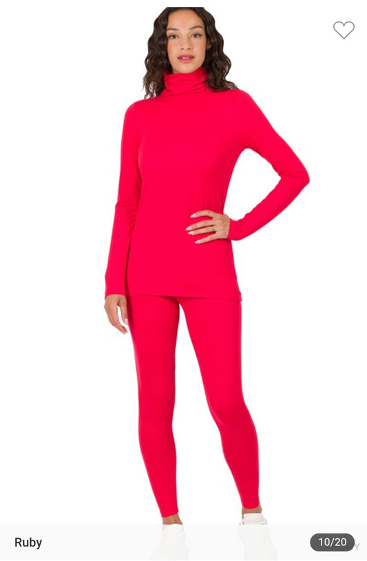 Comfy turtleneck set PLUS