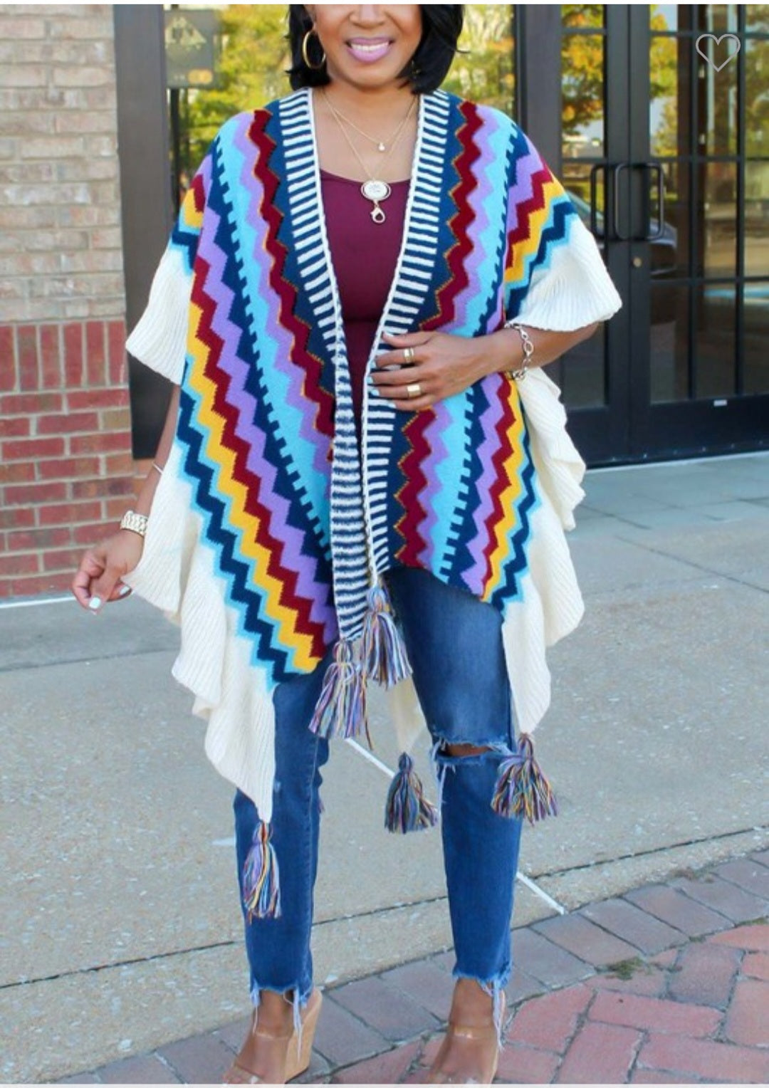 Fall poncho